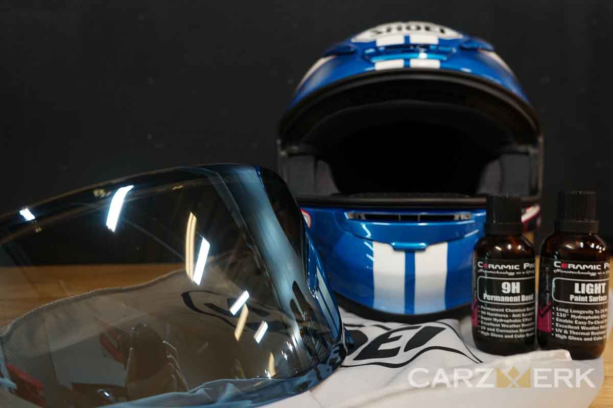 Helmet Visor Protection | Ceramic Coating