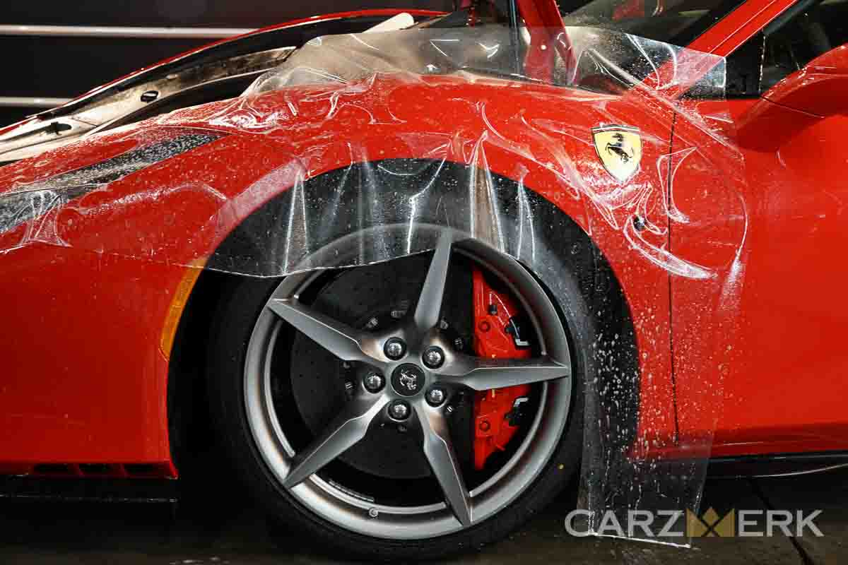 2022 Ferrari F8 Tributo, Paint Correction, PPF