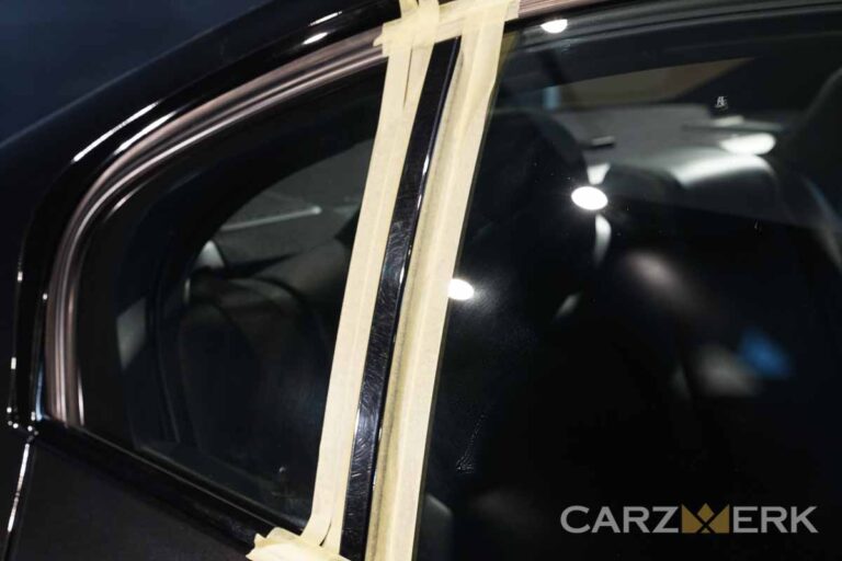 Black Piano Pillar Paint Correction | SF Bay Area | Carzwerk