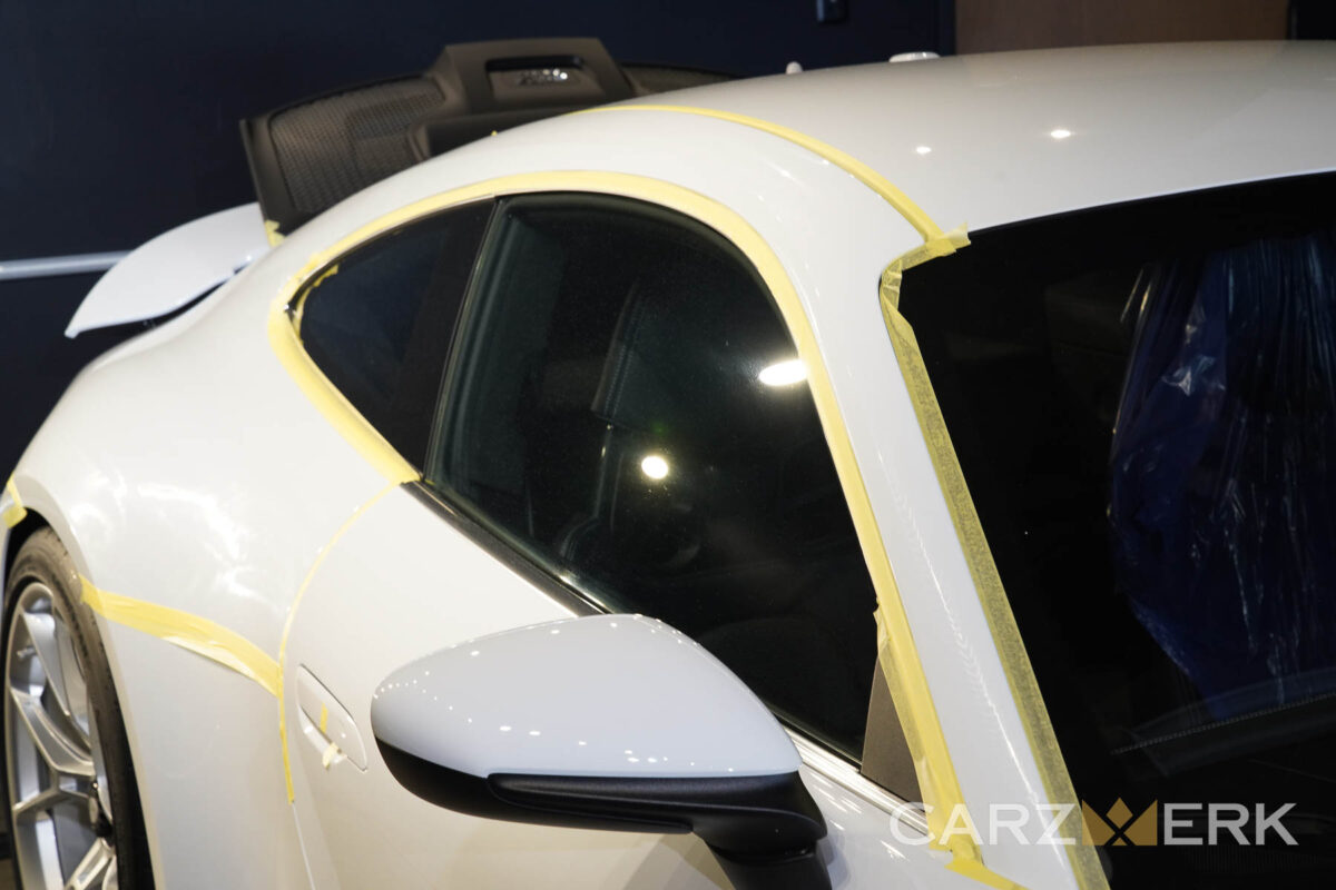 Porsche 992 GT3 Touring White - Quarter Panel | Paint Correction