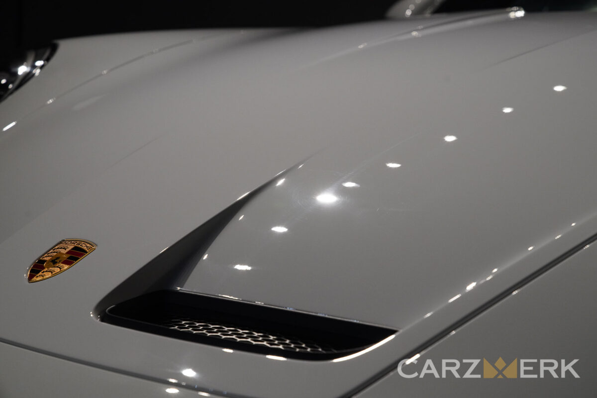 Porsche 992 GT3 Touring White - Hood | Paint Correction