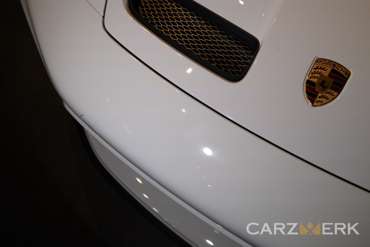 Porsche 992 GT3 Touring White - Front Bumper | Paint Correction