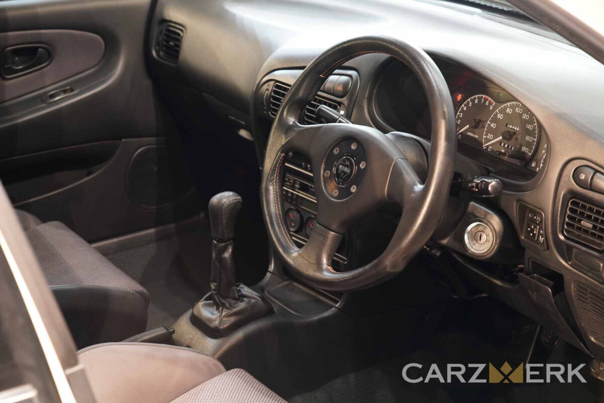 Mitsubishi Evo 3 Interior - Driver Side - With OEM Momo Steering Wheel