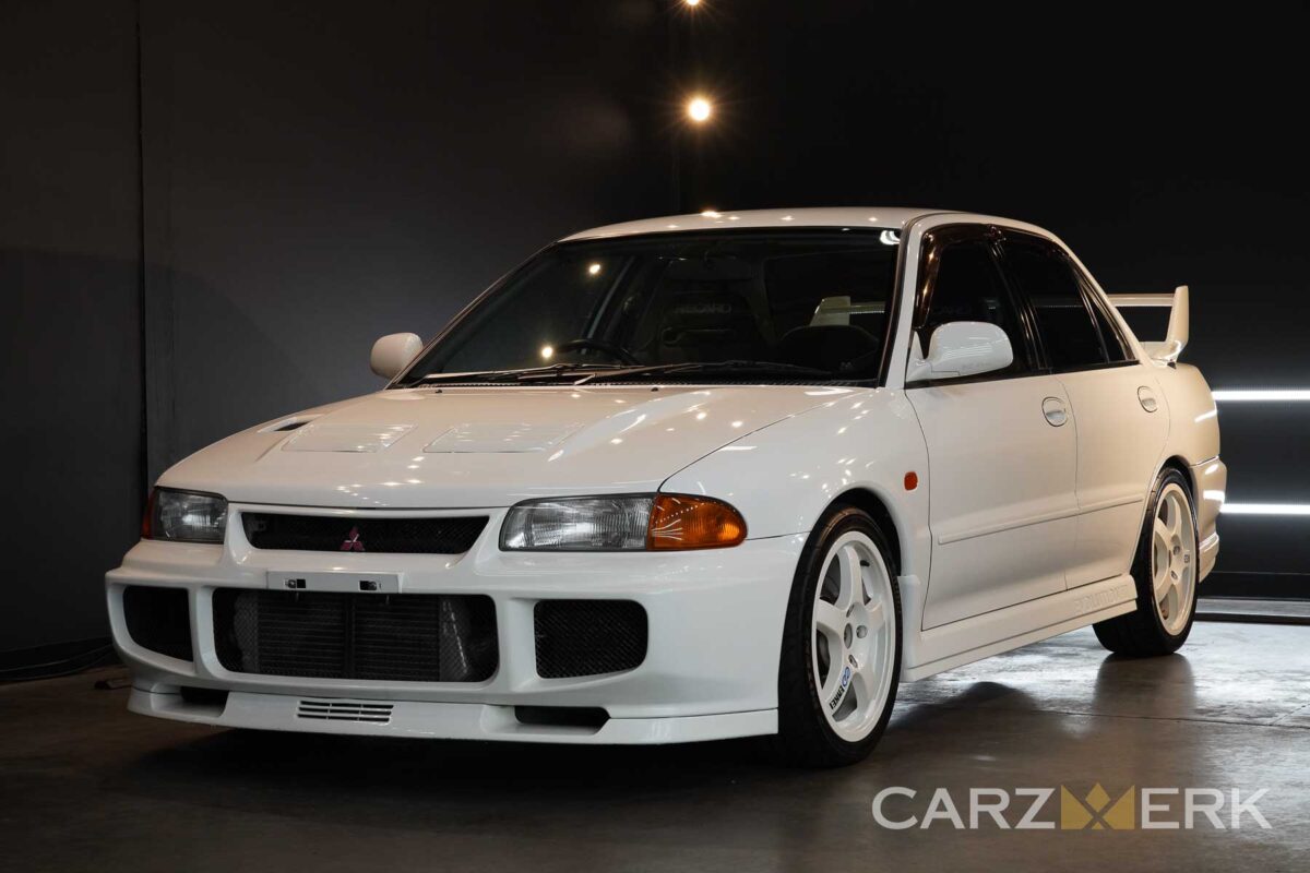Mitsubishi Evo 3 CE9A in Scotia White - After Restoration Detail, Paint Correction, Ceramic Coating and 3M IR Ceramic Tint