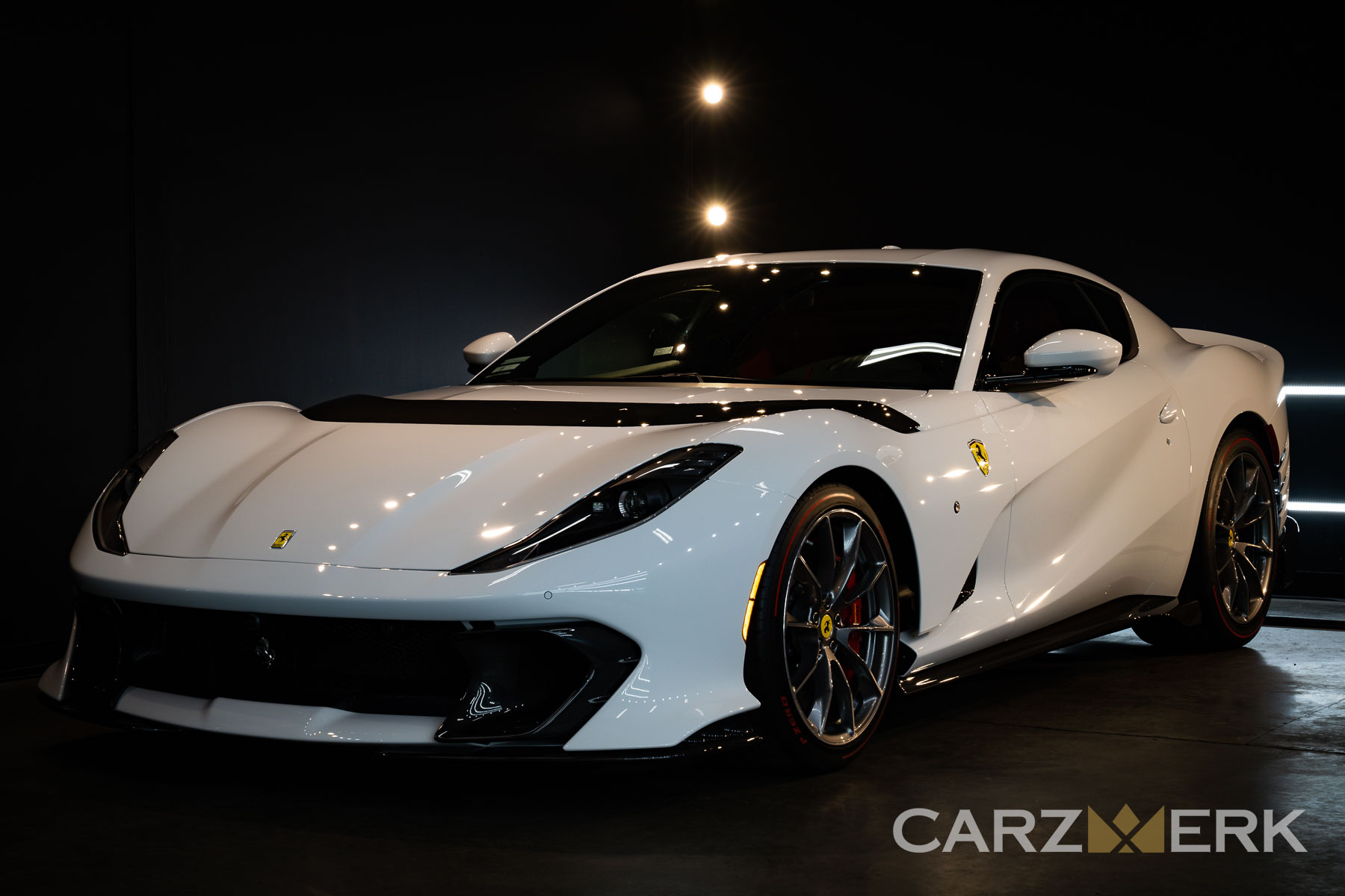 2022 Ferrari 812 Competizione - Bianco Cervino - After New Car Prep - Paint Correction - Paint Protection Film and Ceramic Coating