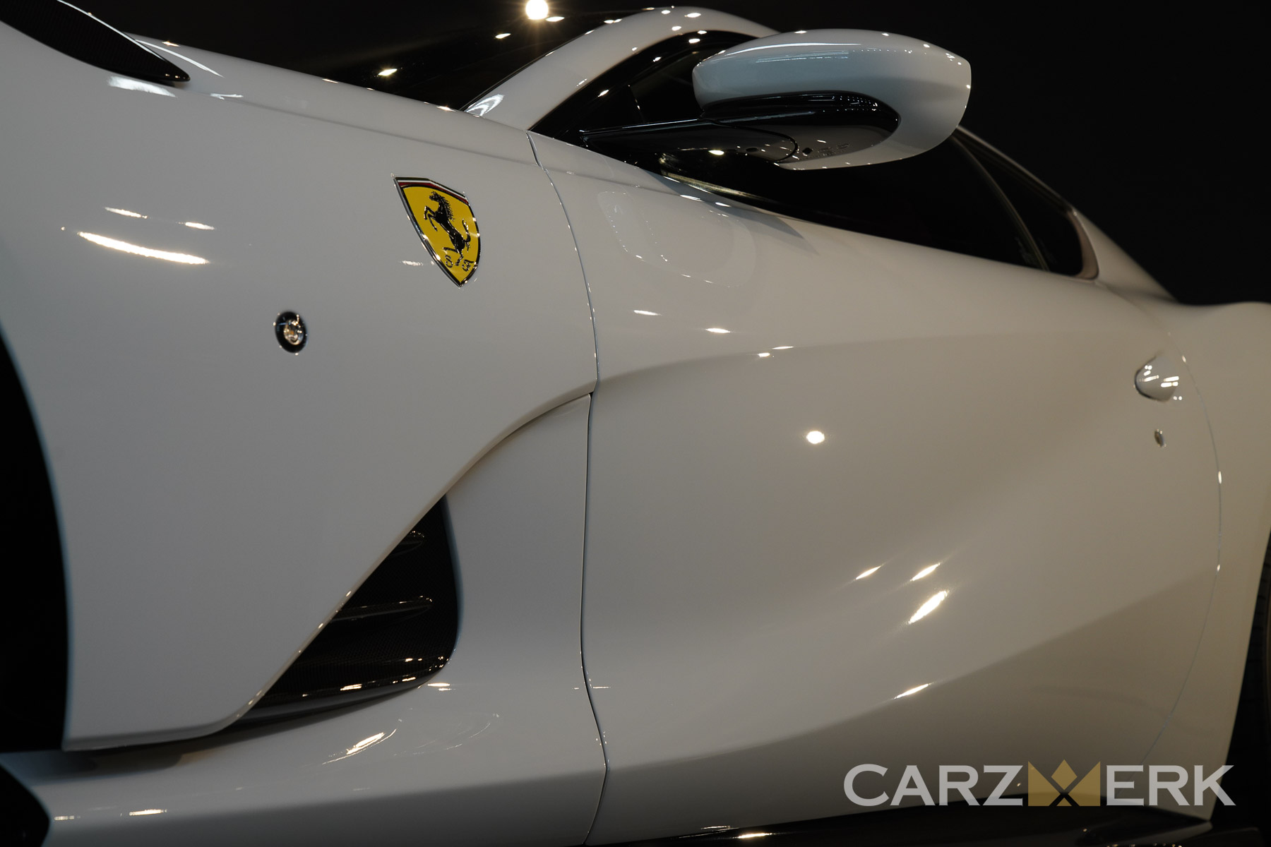2022 Ferrari 812 Competizione - Bianco Cervino - Driver Door