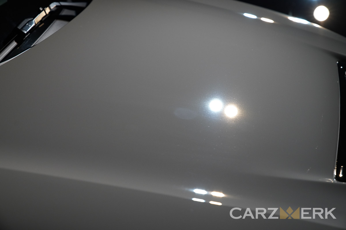 2022 Honda CTR Civic Type R - Championship White Clearcoat NH-0 - Inspection - Hood imperfections