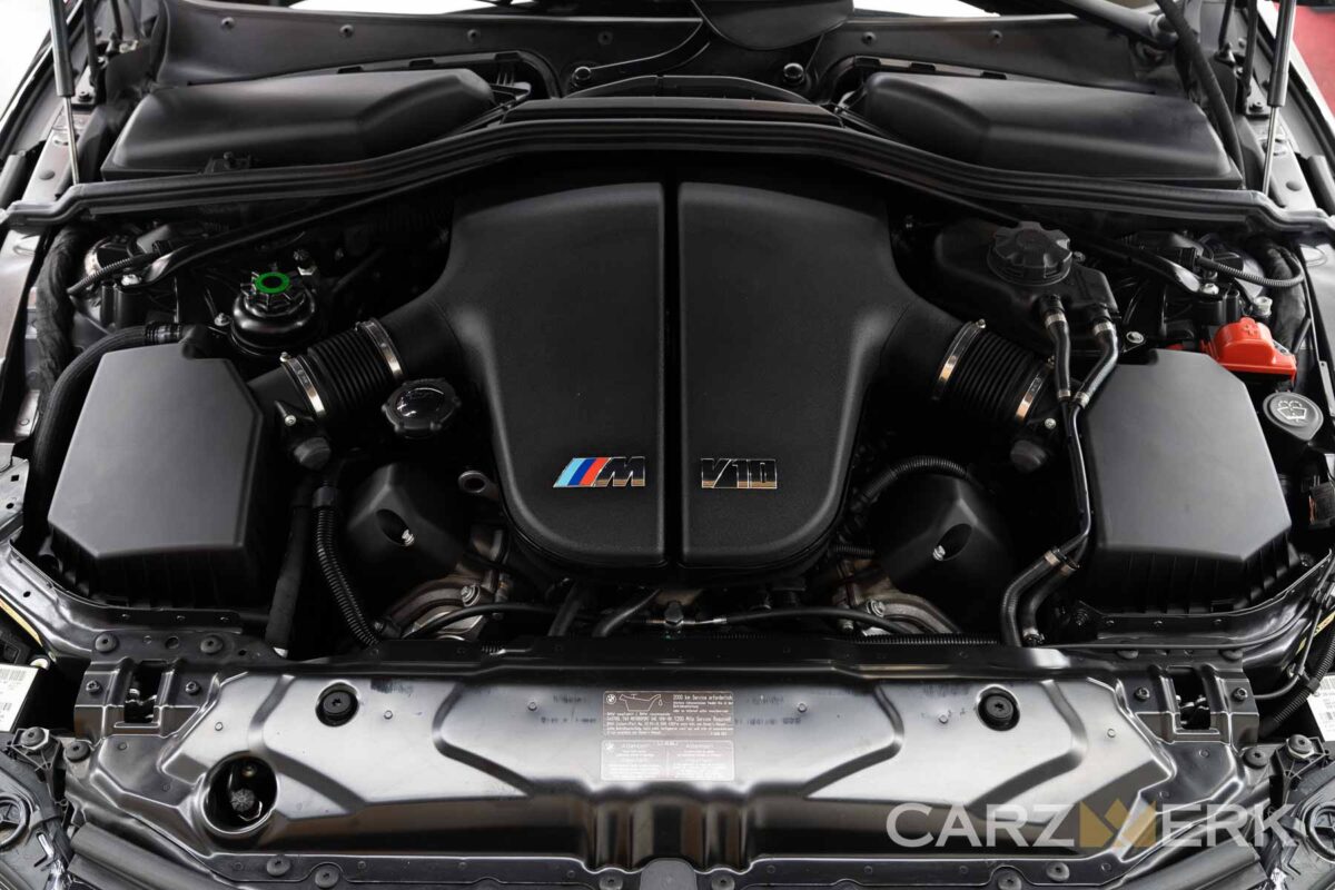 After Dry Ice Detailing on BMW E60 M5 Engine Bay - SF Bay Area - Oakland
