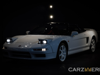 1995 Honda NSX-R Championship White - Night Mode - Headlights on