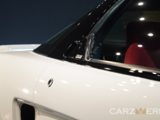 1995 Honda NSX-R Championship White - B Pillar - NSX-R Badge