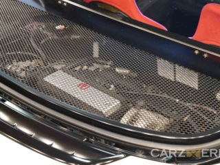 1995 Honda NSX-R Championship White - Black Engine Mash Cover