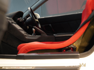 1995 Honda NSX-R Championship White - Yellow Carbon Seat