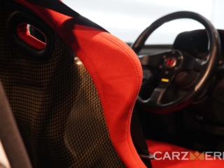 1995 Honda NSX-R Championship White - Red Recaro Seat with Yellow Carbon Kevlar Back