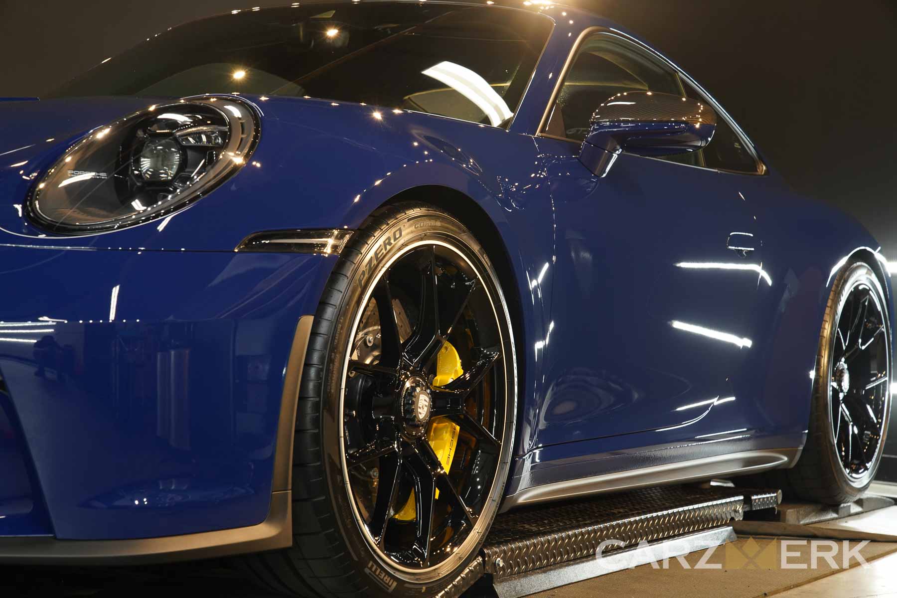 2023 Porsche 911 GT3 Touring PTS - Albert Blue Paint To Sample- Front Side Shot