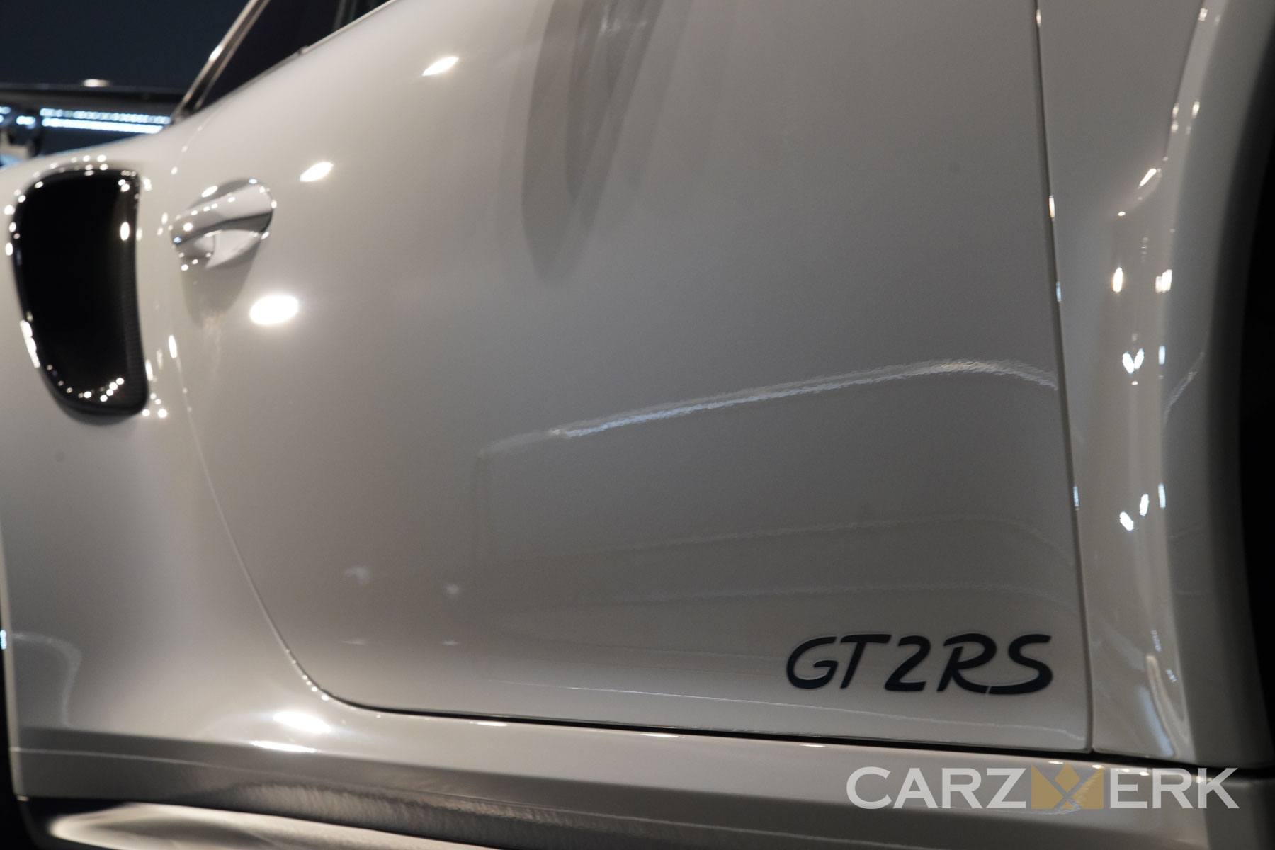 2018 Porsche GT2R2018 Porsche GT2RS - White C9A - Lower Door - GT2RS Decal