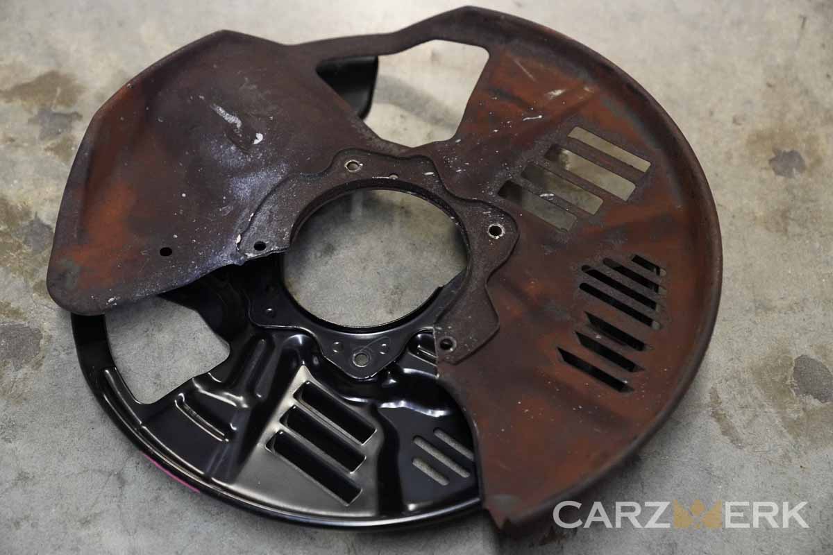 Old Brake Shield