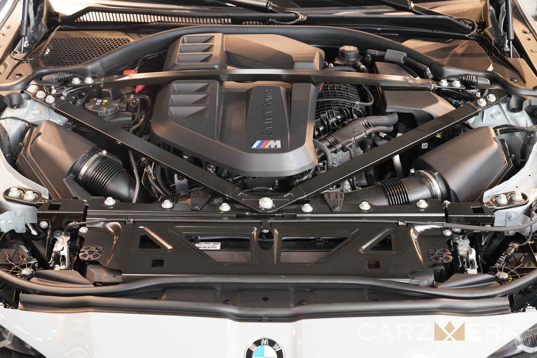 2023 BMW M3 Competition - Brooklyn Grey Metallic C4P - Engine Bay