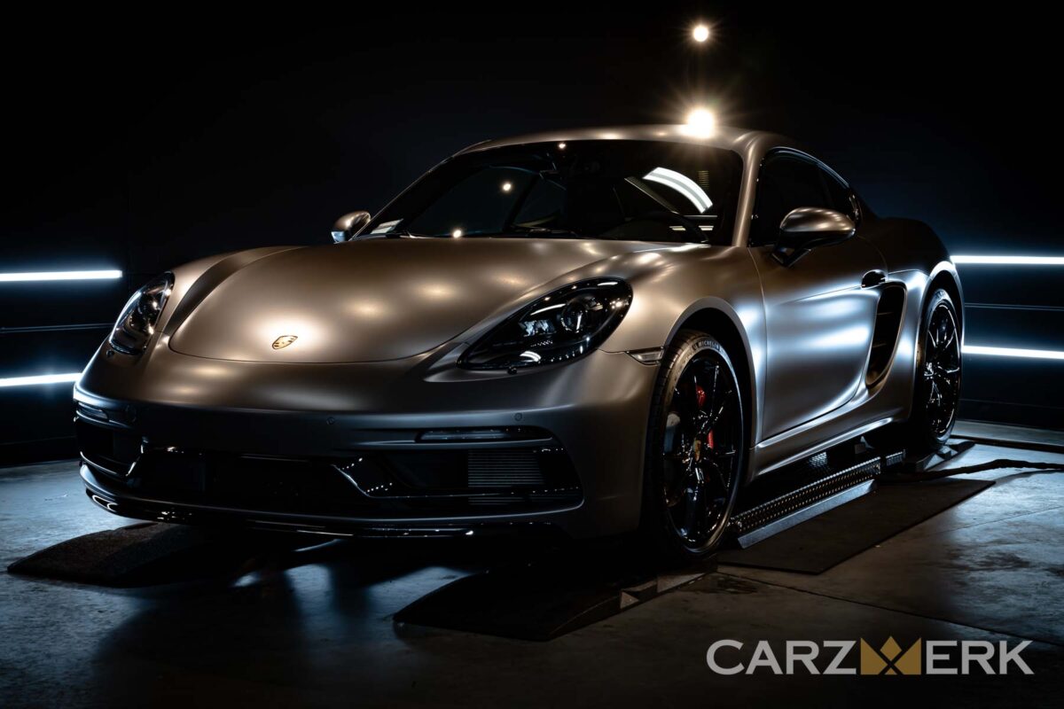 Porsche 718 Cayman S Agate Grey Matte 102