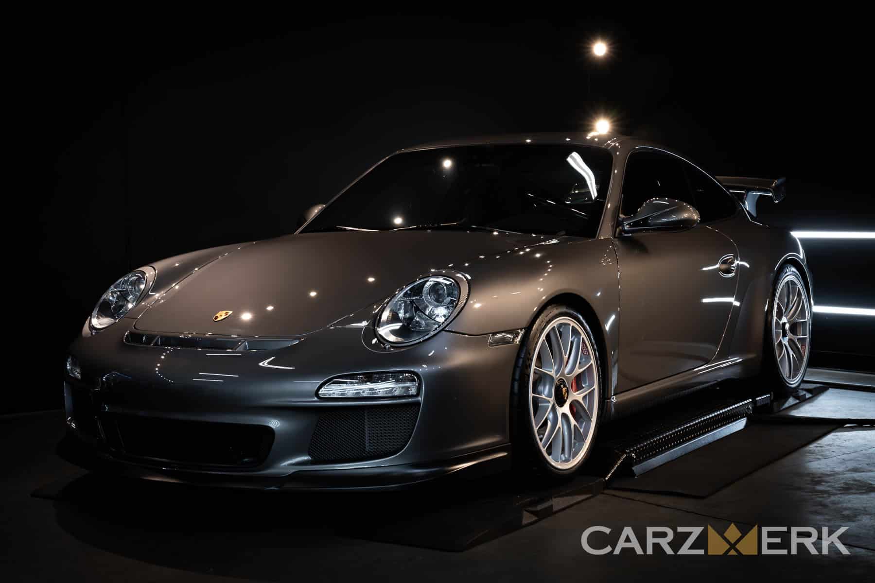 2011 Porsche 911 GT3 - Meteor Grey Metallic - After dry ice detailing, paint correction, paint protection film, ceramic coating