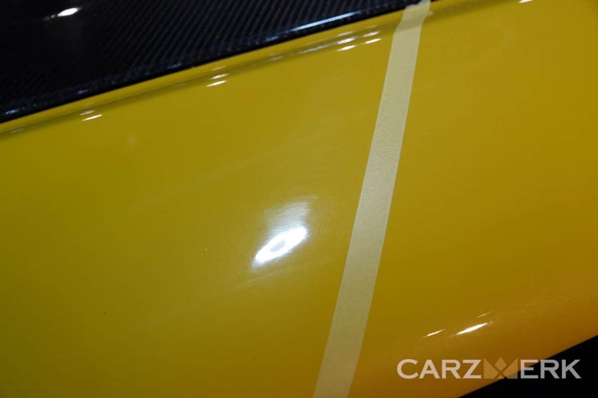Honda - Spoon S2000 - Spa Yellow - Paint Correction - Before