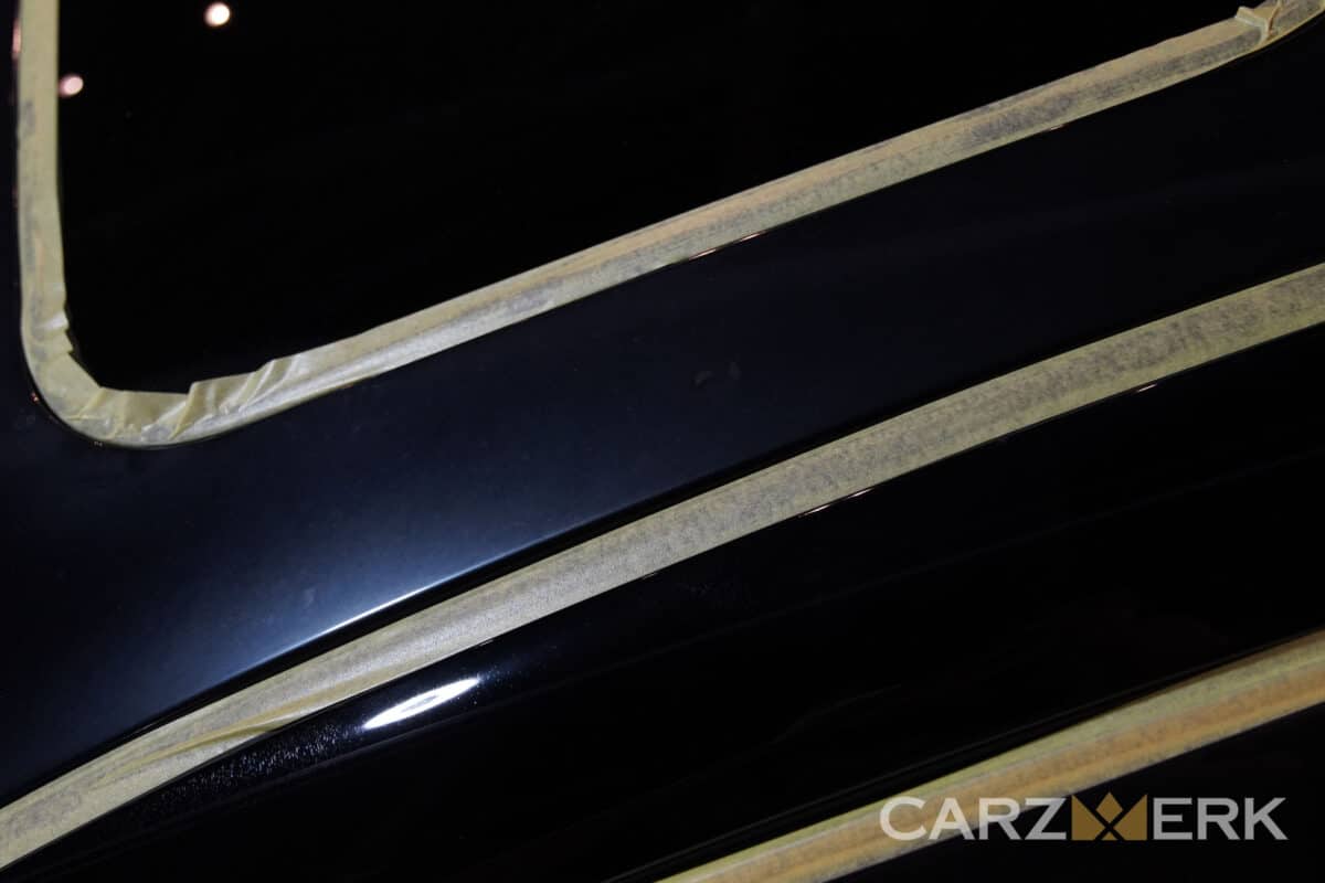 2013 Lexus ISF - Obsidian Black - Paint Correction - 50 50 Shot - Roof