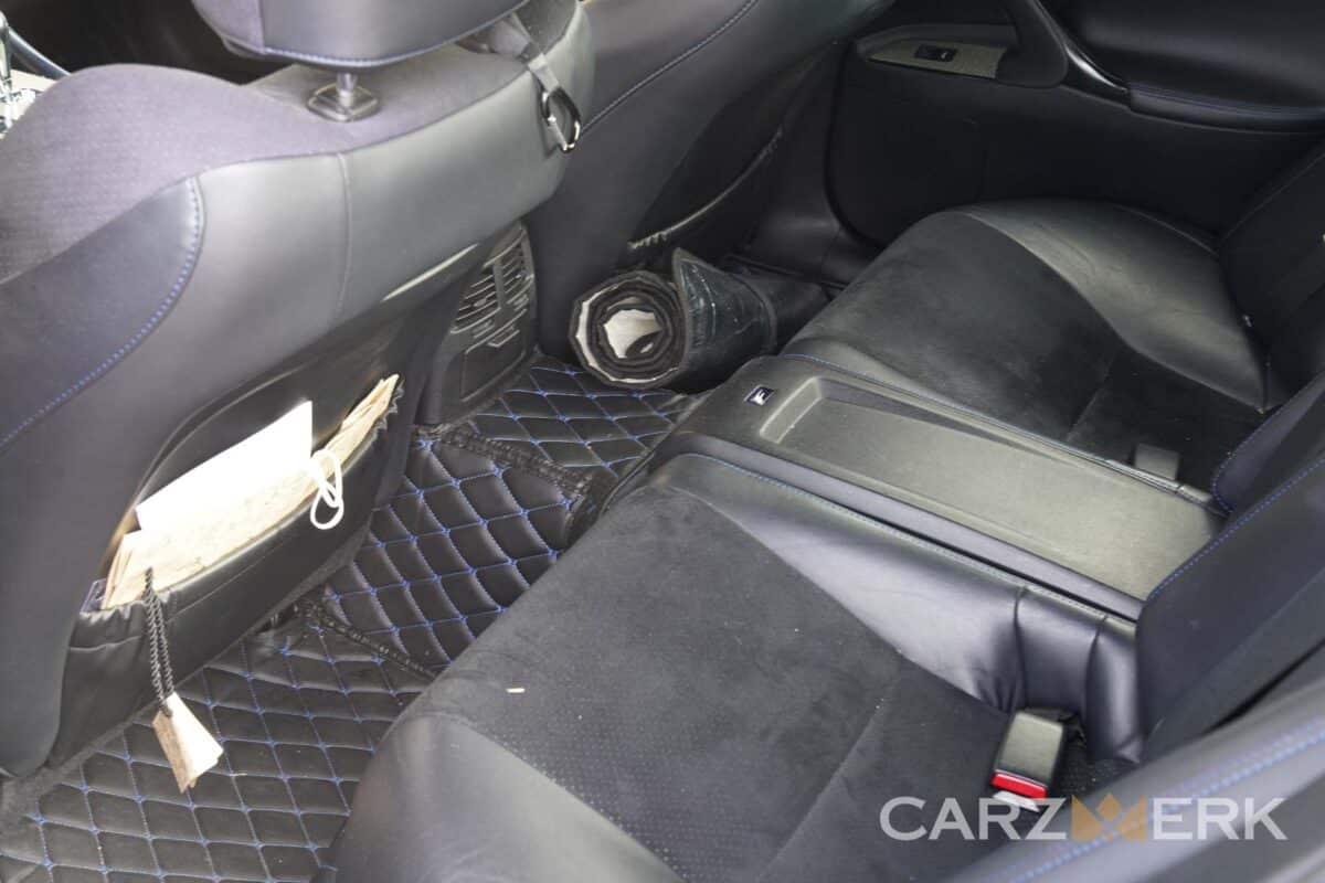 2013 Lexus ISF - Obsidian Black - Before Interior Detailing - Rear Seat