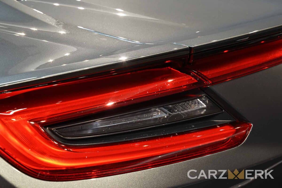 Taillight Detailing on 2017 Acura NSX Nord Grey - NC1