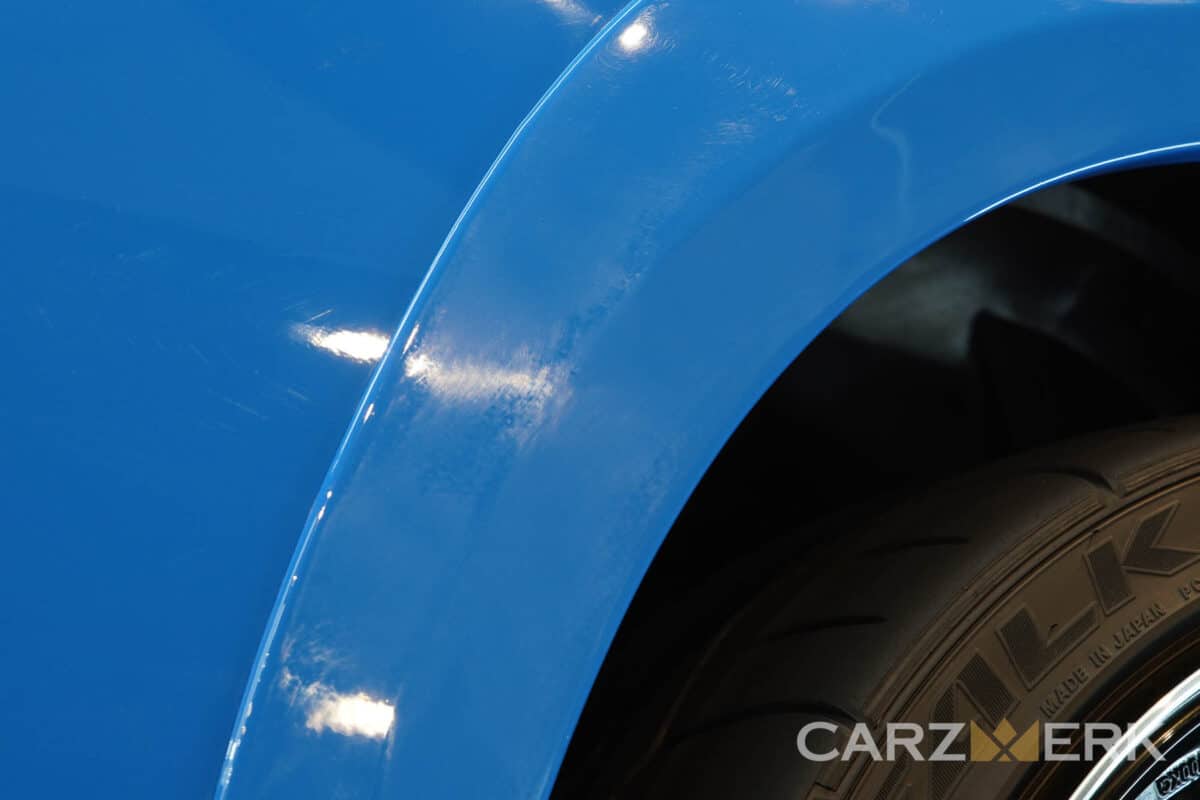 What is sanding mark? on Toyota GR86 Neptune Blue