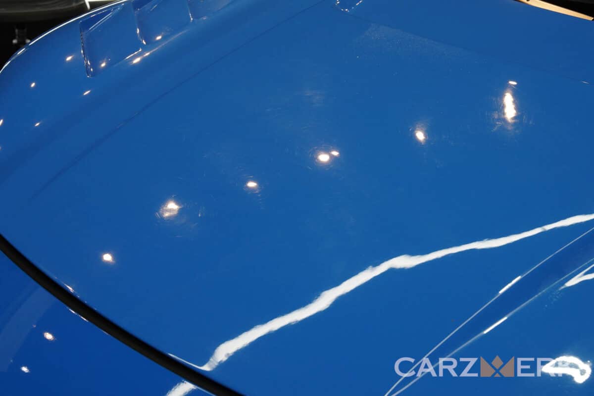 What is sanding mark? on Toyota GR86 Neptune Blue
