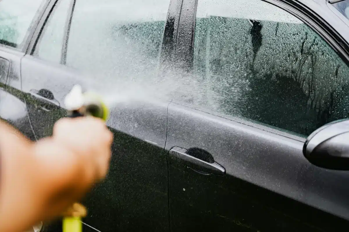 The process of car detailing Manteca CA or nearby at Carzwerk.