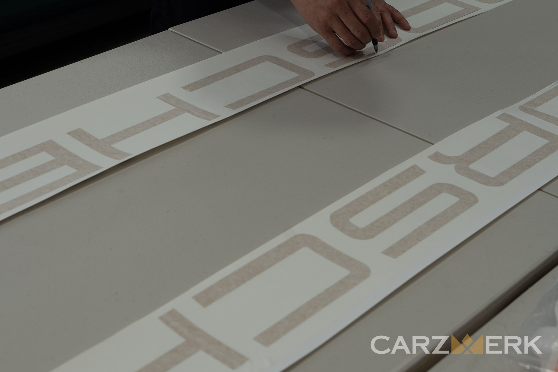 Client provide custom decal to complete the decal project!