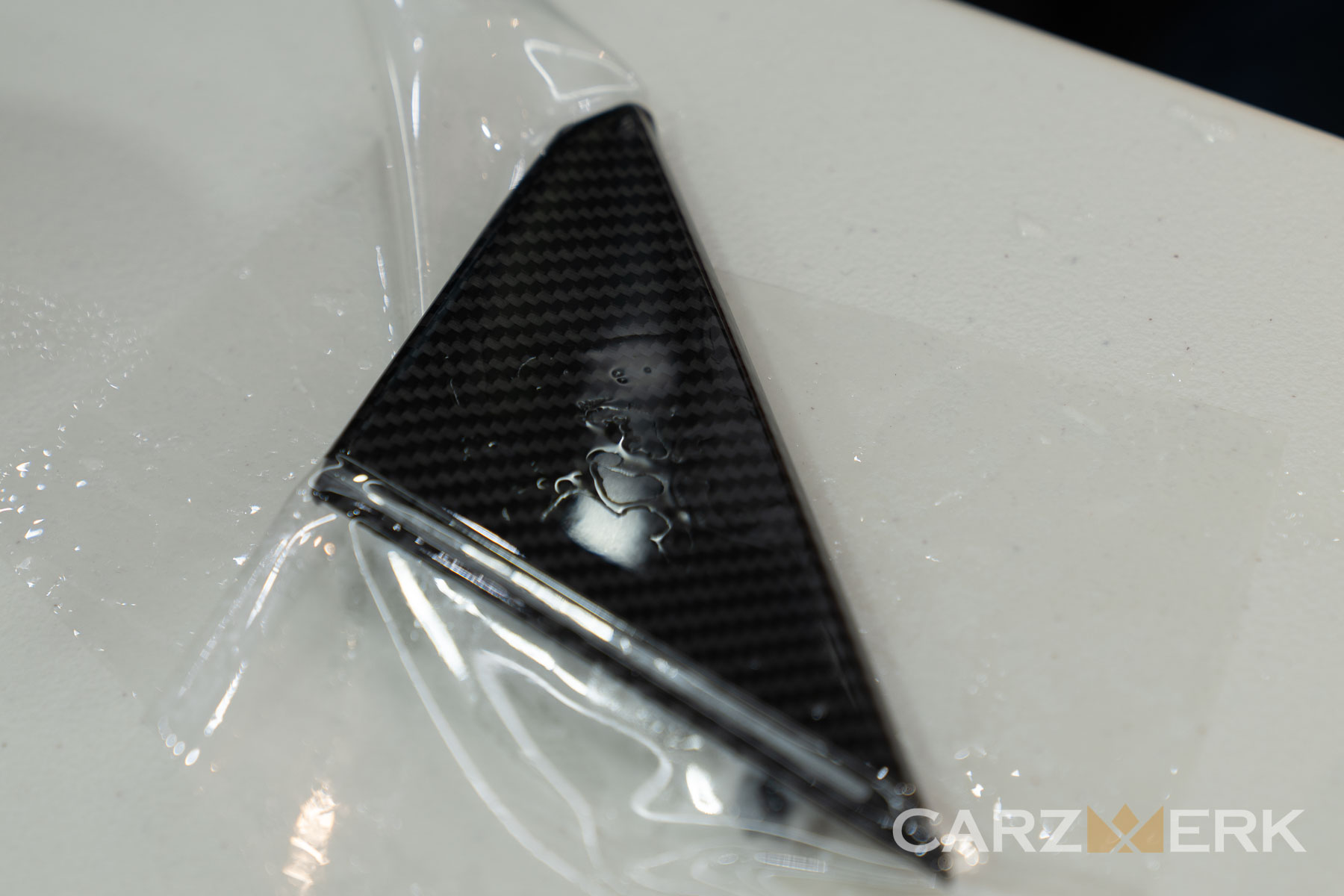 Custom install on this CF trim. Pre cut doesn't work really well on these